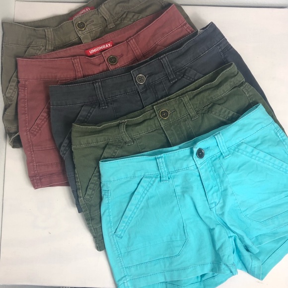 UNIONBAY Pants - UnionBay Lot of 5 Delaney Shorts Sz 3